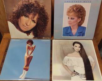 Selection of vinyl albums