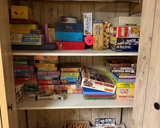 Vtg Board Games 