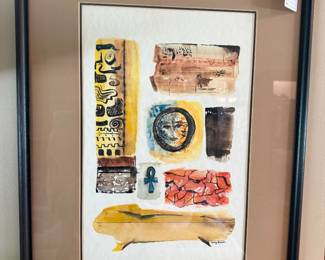 Signed Watercolor/Ink Art 
