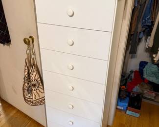 Tall White Dresser