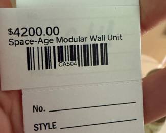 Space-Age Modular Wall Unit 