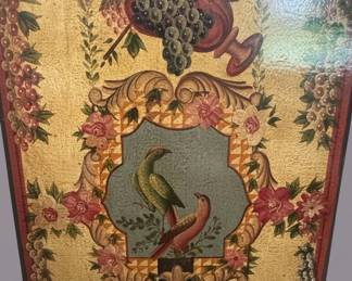 Pair of French Neoclassical Painted Folding Screens third image