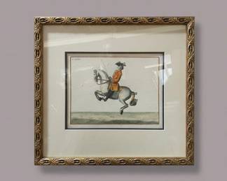 Friedrich Wilhelm Baron von Eisenberg Equestrian Print