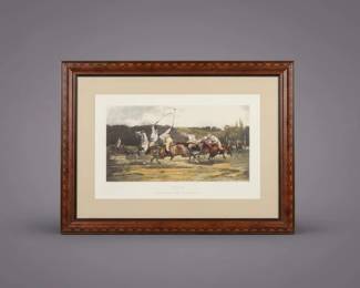 Polo Lithograph by J.C. Dollman