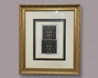 Set of Neoclassical Architectural Engravings