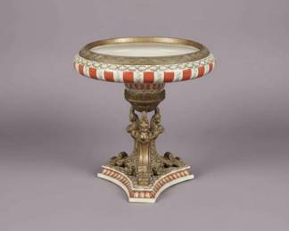 Ornate Pedestal Planter with Decorative Base