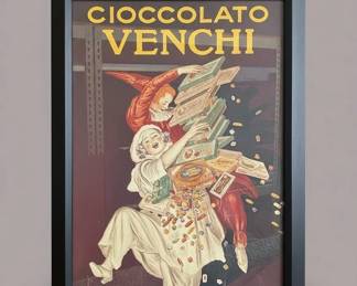 Cioccolato Venchi by Leonetto Cappiello Vintage Advertisement Poster