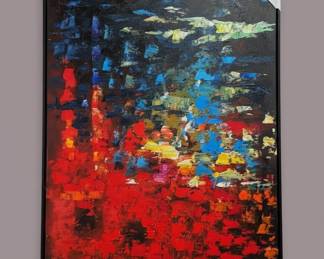 Abstract Expressionist Oil Painting
