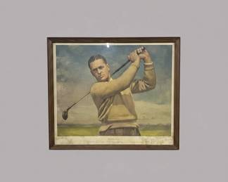 Robert Tyre Jones, Jr. Signed Limited Edition Print by USGA