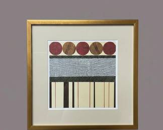 Abstract Geometric Collage Art Print