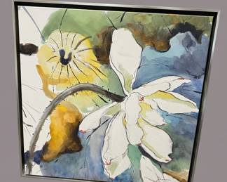 Magnolia Watercolor Painting