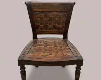 Woven Wood Dining Chair second image