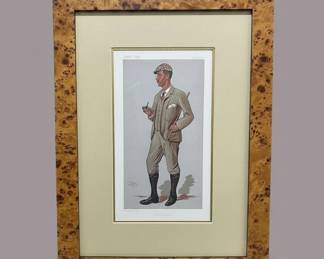 Vanity Fair Caricature Print Mr. Horace Gordon Hutchinson by Spy