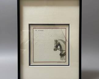 Le Hardi. Equestrian Portrait Print after Johann Elias Ridinger third image