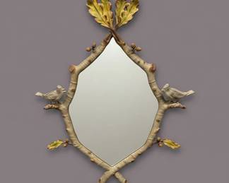 Carvers Guild Songbirds HandPainted Mirror