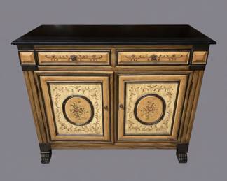 Pulaski Furniture Paint Decorated Island British Colonial Sideboard