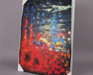 Large Abstract Expressionist Oil Painting