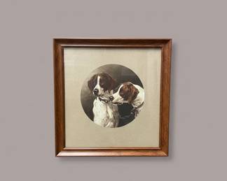 Awaiting the Call Print by Raymond Harris, Signed, Framed
