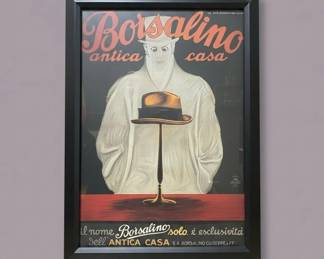 Borsalino Antica Casa Advertising Poster by M. Dudovich B