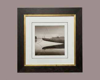 Framed Black and White Photograph by Michael Kahn, Bow of the Idem