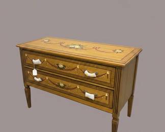 HandPainted Floral Chest of Drawers by Pulaski Furniture