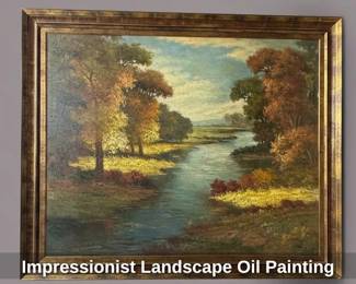 Impressionist Landscape Oil Painting