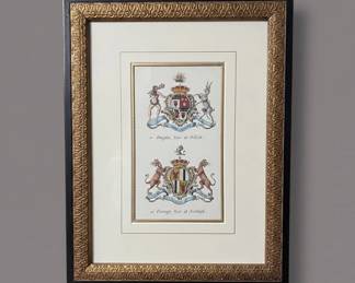 Douglas, Earl of Selkirk and Carnegie, Earl of Northesk Coat of Arms Engravings