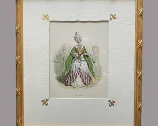 Costume Print Tulipe by J.J. Grandville