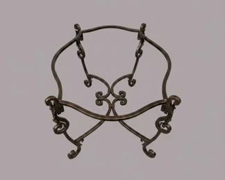 Wrought Iron Side Table Base with Hoof Feet