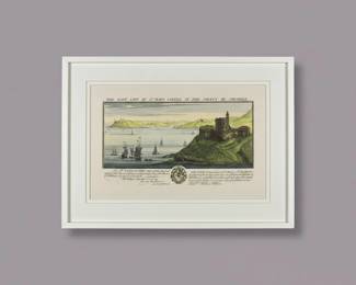 The East View of St. Maws Castle in the County of Cornwall Engraving by S. N. Buck second image