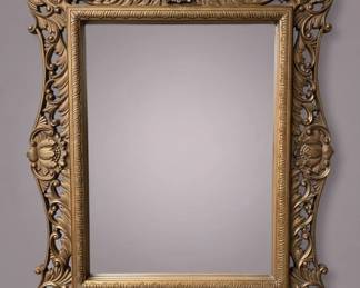 Ornate Gilt Wood Frame Mirror