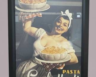 Combattenti Cremona Pasta Vintage Advertisement Print by Gino Boccasile