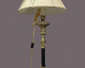 Vintage Brass Stiffel Style Table Lamp with Claw Feet