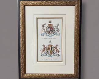 Douglas, Earl of Selkirk and Carnegie, Earl of Northesk Coat of Arms Engravings