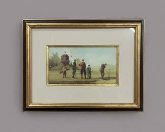 Marco Ceri Edwardian Golf Framed Print
