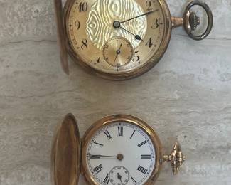 14k Gold Pocketwatches Vtg