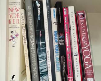Collection of Books on Photography, Music, and Culture