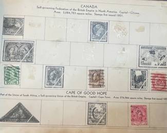 Globe Stamp Album