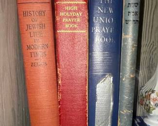 Collection of Jewish Prayer Books and Historical Texts
