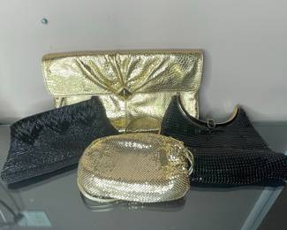 Vintage Whiting & Davis Mesh and Beaded Evening Bags