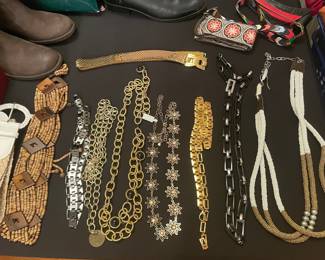 Vintage Metal & Beaded Belts