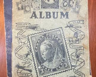 Vintage Postage Stamp Album