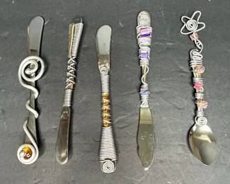 Hand-Crafted Wire-Wrapped Utensils