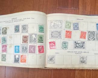Globe Stamp Album