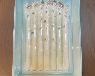 Fitz and Floyd Asparagus Serving Platter