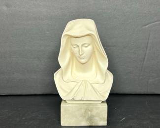 Religious Figurine Bust of the Virgin Mary