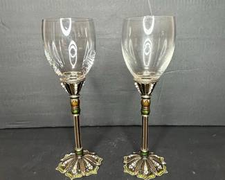 Enamel and Jeweled Goblets
