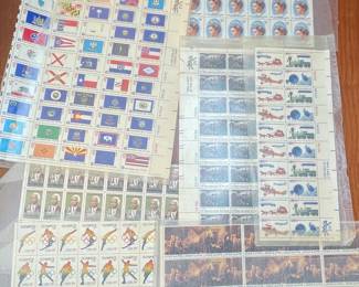US Bicentennial and Olympic Postage Stamps Assortment