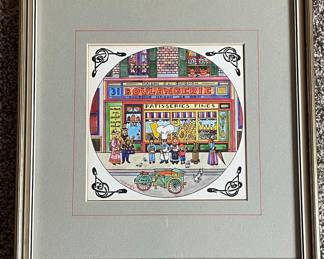 “Boulangerie" Framed Print Singed Jicef