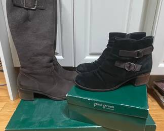 Paul Green Women's Leather and Suede Boots